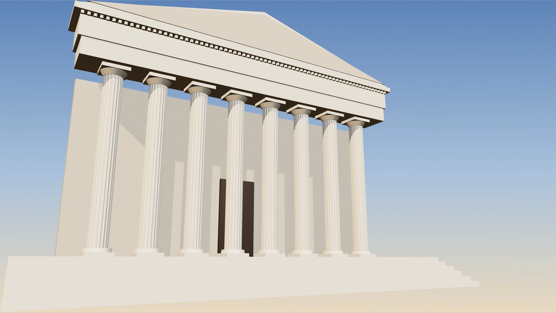 Courthouse columns